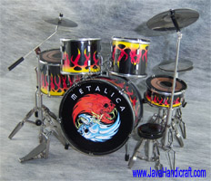 Miniature Drum 'METALICA'