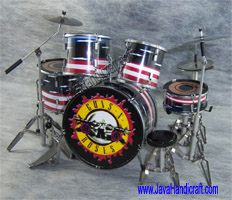 Miniature Drum 'Guns N Roses'