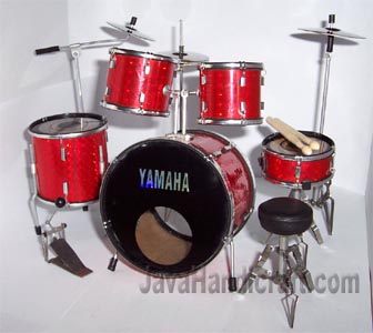 Miniature Drum - Red Color 