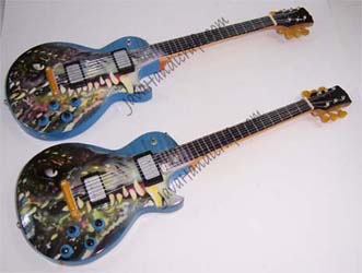 Custom Les Paul Blue Dragon