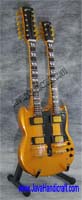 GOLD Double Neck Gibson