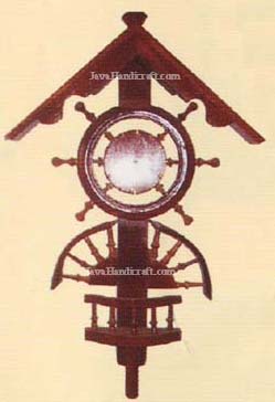 JVWM453 - Wooden Clock